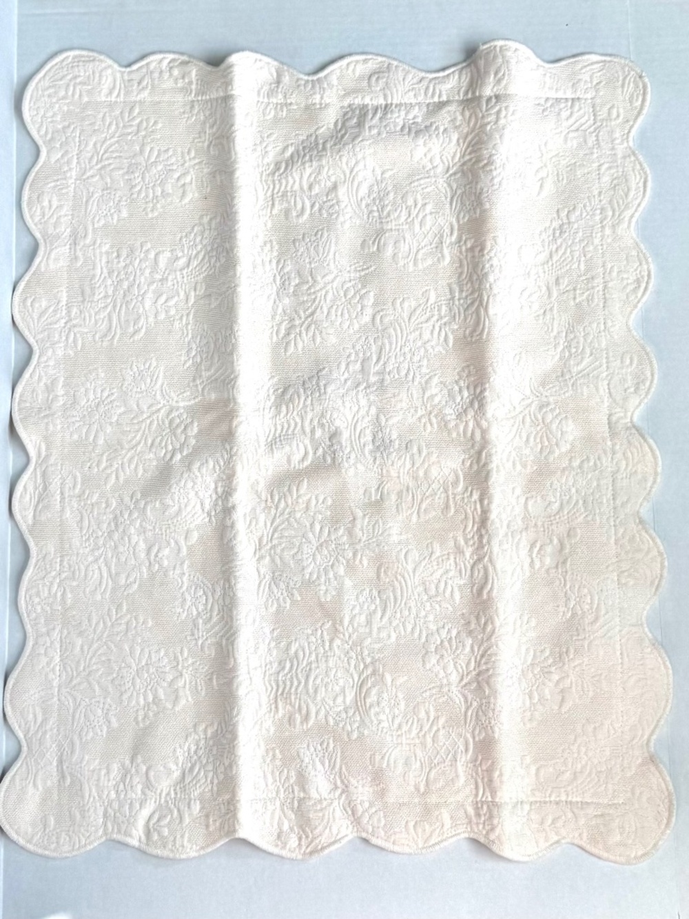 COLCHAS S. DOMINGOS Matelasse Pillow Sham (1) Cream/Off White 26"x20.5" Opening